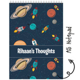 Personalised Notepad Kids - Space