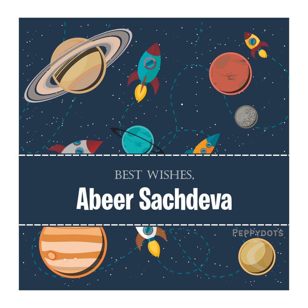 Gift Tag - Space