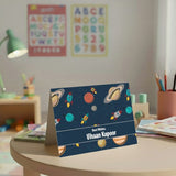 Personalised Gift Notecard - Space Pattern