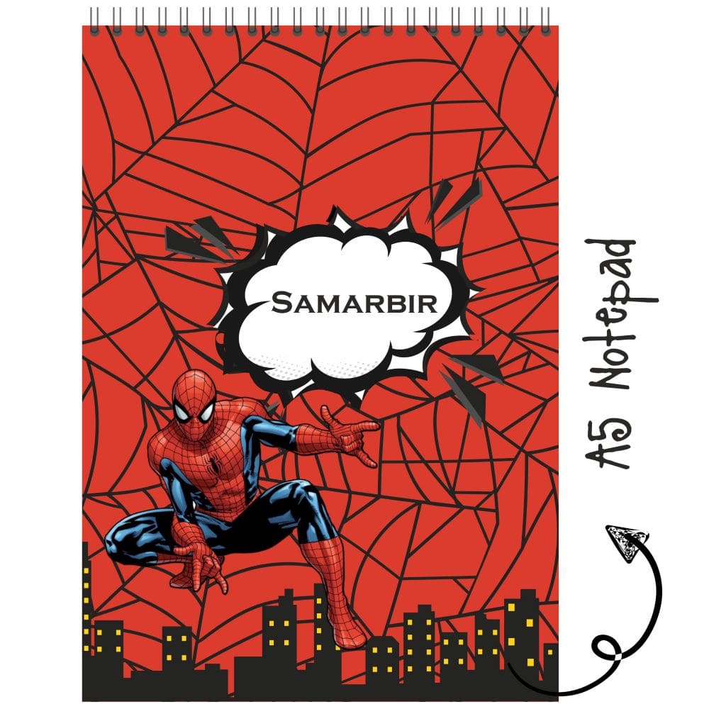 Spider Man Paper Notes Order Personalised Notepad Online – Popup Kids