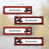 Waterproof Labels - Spiderman