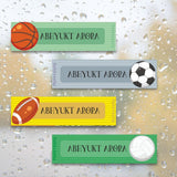 Waterproof Labels - Sports