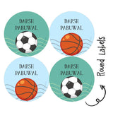 Round water proof label - Sports