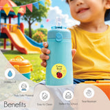 Round waterproof name labels - Spring Joy