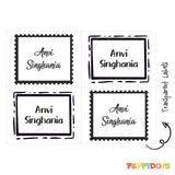Transparent Labels - Stamp Frame