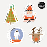 Stick On Tags - Christmas