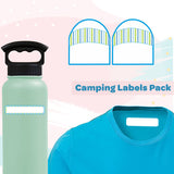 Camping Labels Pack - Stripes