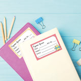 School Book Label - Summer Fruits
