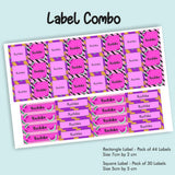 Label Combo -Summer Fruits