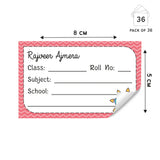 School Book Label - Summer Fruits