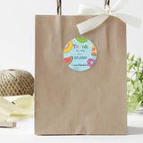 Round thank you label - Summer Fruits