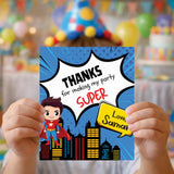 Thank You Tag - Superhero Sqaud
