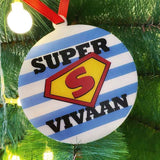 Superboy Acrylic Printed Tree Ornament