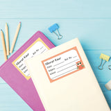 School Book Label - Sweet owl