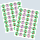 Round water proof label - Sweet Owl
