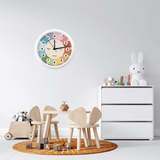 Learning Clock for Kids Room Decor