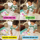 Diversity of India Colouring Roll Sheet for Kids