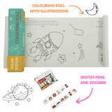 Diversity of India Colouring Roll Sheet for Kids