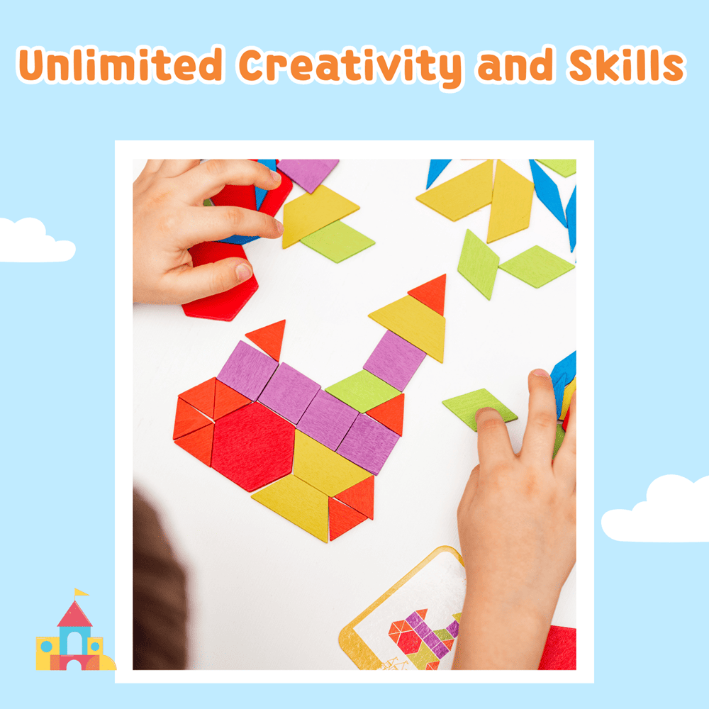 Pattern Blocks for Kids: Creativity, Learning, and Endless Fun - Shop ...