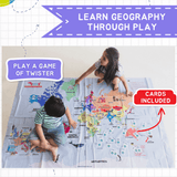 Traveller Kids Hop Around The World - Giant World Map Game