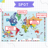 Traveller Kids Hop Around The World - Giant World Map Game