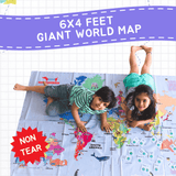 Traveller Kids Hop Around The World - Giant World Map Game