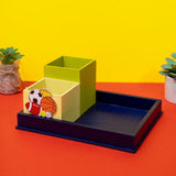 Tray With Pen Stand