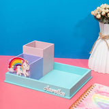 Tray With Pen Stand - Unicorn
