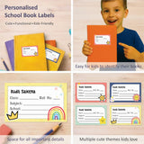 Personalized School Book Labels - Tiny Treasures
