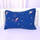 To The Moon and Back Quilted Pillow