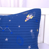 To The Moon and Back Quilted Pillow