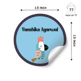Round Water Proof Labels - Toucan