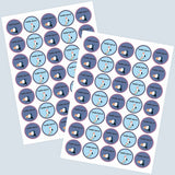 Round Water Proof Labels - Toucan