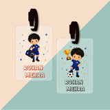 Bag Tag (Transparent) - Football Boy
