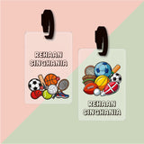 Bag Tag (Transparent) - Sports Equipment