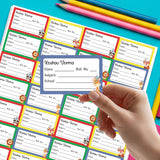 School Book Label - Tribal Animals