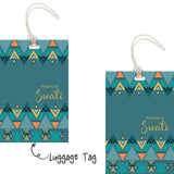 Luggage Tag - Tribal Geometric