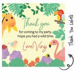 Thank you Labels - Tropical Animals