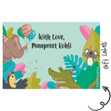 Gift Labels - Tropical Animals