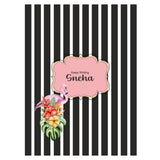 Personalized Writing Practice Book - Tropical Flamingo