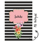Personalised Notepad Kids - Tropical Flamingo