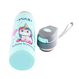 Youp Stainless Steel Sea Green Color Unicorn Kids Sipper Bottle Gypsy - 500 ml