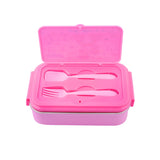 Youp Stainless Steel Pink Color Unicorn Theme Kids Lunch Box Crazy - 850 ml