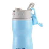 Youp Stainless Steel Blue Color Unicorn Kids Water Bottle - 750 ml