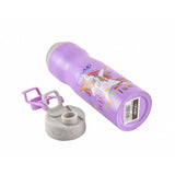 Youp Stainless Steel Purple Color Unicorn Kids Water Bottle - 750 ml