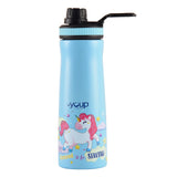 Youp Stainless Steel Blue Color Unicorn Kids Water Bottle Euro - 750 ml