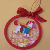 Glitter Shake Ornament - Unicorn