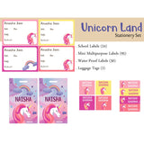 Unicornland Theme Label Set