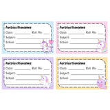 School Book Label - Unicorn Fun