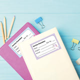 School Book Label - Unicorn Fun
